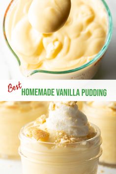 the best homemade vanilla pudding recipe in a jar