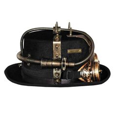 Seeking a stylish top hat? Look no further than this remarkable option. Crafted from superior-quality synthetic leather, this men's top hat is both rare and exquisite, featuring a gear design with goggles for added flair. It also provides sun protection and is suitable for all seasons. A wallet-friendly and versatile choice! SpecificationsBrand Name: GeraldBlackDepartment Name: AdultApplicable Scene: TravelGender: MENFeature: Sun protectionApplicable Season: Four SeasonsMaterial: Synthetic LeatherOrigin: Mainland ChinaPattern Type: SolidStyle: NoveltyItem Type: Top HatsMateriall: synthetic leatherColor: blacksize: one sizeShippingThis product ships from China in 3 to 5 days. You should receive this product within 12 to 21 business days. Our standard shipping is free to most countries aroun Steampunk Top Hat With High Crown For Themed Events, Vintage Fitted Top Hat For Cosplay, Steampunk Fitted Top Hat For Themed Events, Steampunk High Crown Hat For Themed Events, Fitted Steampunk Top Hat For Themed Events, Vintage High Crown Costume Hats For Themed Events, Vintage Top Hat With High Crown For Cosplay, Vintage High Crown Top Hat For Cosplay, Vintage High Crown Costume Hats For Cosplay