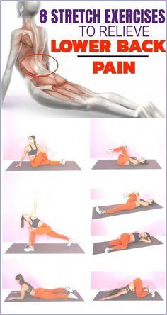 Bolesti Chrbta, Yoga Posen, Lower Back Exercises, Yoga Exercises, Pose Yoga, Back Pain Exercises, Lower Back Pain, Trening Abs, Stretching Exercises