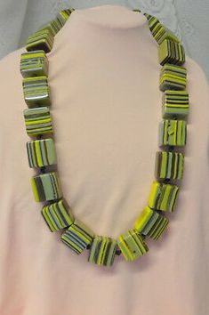 Modern Multicolor Rectangular Jewelry, Unique Multicolor Necklaces, Modern Handmade Multicolor Necklaces, Modern Handmade Multicolor Necklace, Multicolor Chain Jewelry, Unique Multicolor Rectangular Necklace, Unique Multicolor Necklace, Unique Multicolor Chain Jewelry, Bold Handmade Green Jewelry