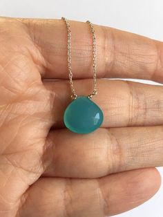 Delicate Necklace Silver, Dainty Necklace Sterling Silver,  Aqua Chalcedony Pendant Necklaces for Wo Dainty Jewelry Necklace, Stone Jewelry Necklace, Delicate Silver Necklace, Aqua Chalcedony, Teardrop Necklace, Custom Earrings, Gemstone Necklace Pendant, Long Pendant, Stud Earrings Set