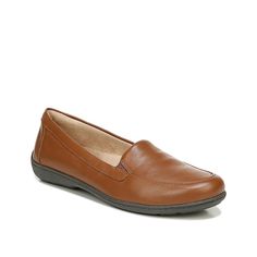 Soul Naturalizer-Kacy Loafer The Kacy loafer from Soul Naturalizer is your style solution for dressed up days and long hours on your feet. These leather slip-ons are fitted with a memory foam footbed to ensure cloud-like comfort. Brown Flats, Naturalizer Shoes, Long Hours, Leather Slip Ons, Leather Loafers, Slip Ons, Arch Support, Socks Women, Timeless Style