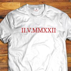 Include Custom Text at checkout. T-Shirt: Brand: Smart Blanks - 100% ring-spun combed cotton - Sport Grey is 90% ring-spun cotton, 10% polyester - 4.3 oz/y² (153 g/m²) - Pre-shrunk Shop: Tiny home shop located in California. All garments are made to order, handcrafted individually. I will never use third party cheap labor print shops or mass production drop shippers. Every Garment is designed, printed, and packaged independently by me. Thank you for supporting someone who is doing what they love Gifts For Him Anniversary, Birthday Presents For Him, Iron Decoration, Custom Flags, Anniversary Dates, Presents For Him, Feb 5, Custom Letters, Couple T-shirt