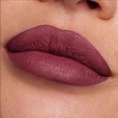 - From Huda Beauty's "Liquid Matte Ultra-Comfort Transfer-Proof Lipstick" Line - "Our Og, But Better! Now With An Extended Shade Range Suitable For All Skin Tones, Our Iconic, Game-Changing Liquid Matte Lipstick Has Also Been Upgraded To Be Vegan Friendly With The Most Comfortable, Weightless Formula! Still Easy To Apply, Velvety And Vibrant Af, It Keeps Lips Supple With Max Color Payoff For 8hrs!" - Key Features: One-Swipe Application, Non-Drying And Infused With Moisturizing Ingredients, Flake-, Streak-, Transfer, Smudge-, And Mask-Proof, And Sets To A Buttery, Suede-Matte Finish - The Shade "Trophy Wife" Is A Cool-Toned Mauve Berry - Only Swatched, Unused - Full-Sized Product: 4.2 Ml / 0. Mauve Lipstick, Mauve Lips, Plum Lipstick, Berry Lipstick, Huda Beauty Makeup, Liquid Matte Lipstick, Lip Contouring, Lip Shapes, Long Hair Updo