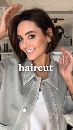 Rachel Eggie | What do we think?? 😄😄 beveled look better with faceframing??👇🏻 #bob #bobhaircut #short #shorthair #shorthaircut #shorthairstyle... | Instagram Rachel Eggie Hair, Short Hair Blowout, Bouncy Blowout, Haircut Tip, Volumizing Spray, Bouncy Hair, Hair And Makeup Tips, Hair Things