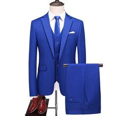 Groomsmen Dress, Suits Men Slim, Costume Africain, Morning Suits, Suits Men Business, Slim Blazer, Coat Suit, Business Pants, Slim Fit Blazers