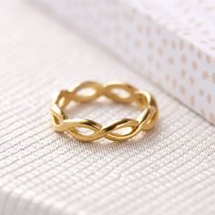 Infinity Ring - Nominal Ring Designs For Index Finger, Ring Designs Unique Gold Women, Infinity Gold Ring, Latest Ring Designs Gold For Women, New Gold Ring Designs For Women, Paperclip Infinity Ring, Modern Gold Infinity Rings, Elegant Gold Infinity Ring, Pure Gold Rings For Women