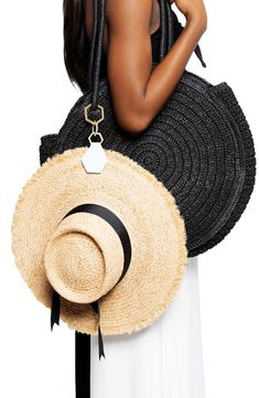 The Hex Leather Hat Clip | Nordstrom Modern Handbag, Hexagon Ring, Hat Holder, Hat Clip, Leather Hat, Ring Making, Hat Clips, Va Va Voom, Hat Box