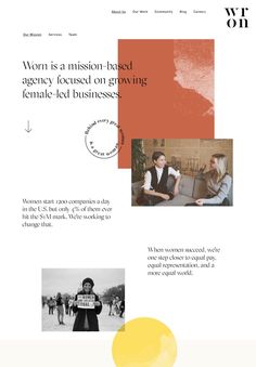 Women In Business, Design Websites, Website Design Layout