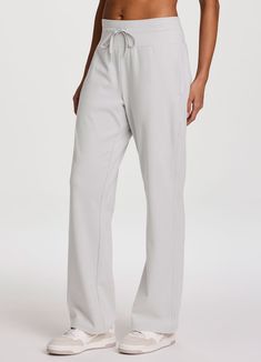 Cozy up in our ultra versatile Oliver Plush Wide Leg Pant. Super soft fabric stretches and moves with you while helping to keep you warmer without being heavy or restrictive during your workouts, hikes or lounge sessions. A wide leg design with a relaxed fit offers enhanced breathability and optimal comfort, while functional details like side pockets and a flattering wide, drawstring elastic waistband provide the functionality you're looking for in a women's sweat pant. Sweat Pant, Wide Leg Pant, Leg Design, Soft Fabric, Wide Leg Pants, Soft Fabrics, Wide Leg, Sweatpants, Lounge