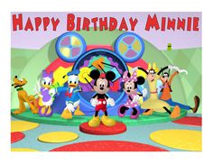 mickey mouse's birthday party with the words i'm thank for the hot dog dance