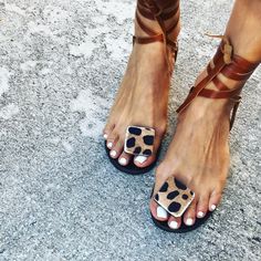 Kelly Sandal Brown Cow Print Toe with Brown Straps | Etsy Leopard Print Sandals, Ankle Strap Sandals Flat, Summer Sandals Flat, Leopard Sandals, Vintage Sandals, Boho Sandals, Fashion Slippers, Strap Sandals Women, Womens Summer Shoes