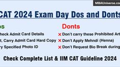 the exam form for mcas and caa exam day dos and don'ts