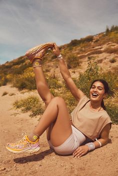 Free people movement Shoes Moodboard, Laydown Photography, Striped Tube Socks, Womens Worth, Free People Activewear, Yellow Fits, Hiking Socks, Socks Sneakers, Red Fits