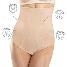 This high-waist brief features extra-firm construction to define the waist and flatten the tummy.Features: Side Smoothing, Back Smoothing, Silicone GripsConcerns: Waist, Torso + Back, Tummy SolutionsSupport: Extra Firm SupportFiber Content: 79% Nylon, 21% SpandexFabric Description: ElastaneCrotch Fiber Content: 46% Cotton, 46% Nylon, 8% SpandexBack Panel Fiber Content: 79% Nylon, 21% SpandexFront Panel Fiber Content: 79% Nylon, 21% SpandexCare: Line Dry, Hand WashCountry of Origin: Imported Shapewear, Briefs, High Waist, High Waisted, The Originals, Free Shipping