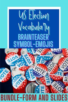 Bring some excitement to your classroom during election season with Heather the History Hound's Bundle of Election Emoji Symbol Brainteasers! Perfect for helping students engage with politics and current events while having fun. Click to see how these activities make the perfect learning resource for your classroom! Google Form, Independent Work, Grade 6, Brain Breaks