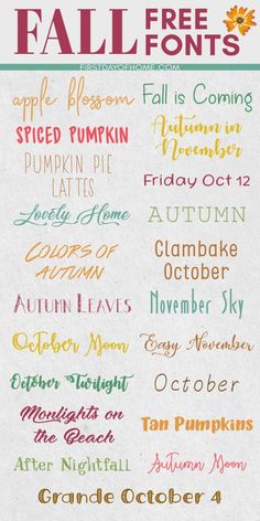 ChristmasFonts Fall Fonts Free, Free Circuit Fonts, Cricut Fonts Free, Free Cricut Fonts, Fall Cricut Projects, Autumn Graphic Design, Fall Cricut, Fall Fonts, Free Fonts For Cricut