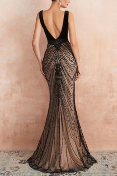 Prom Dresses Long Black, Long Party Gowns, Sweep Train Prom Dress, Luxurious Dresses, Evening Dresses Online, Black Prom, Black Evening Dresses, Black Sequin Dress