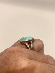 Vintage Blue Larimar with citrines ring 925 Sterling Silver with accents of gold rhodium Size 7 My jeweler can re size it for a $20 fee All rings are shipped in a nice gift box. Check out our over a THOUSAND great reviews!!! Engraving is $4 per letter and is not always perfect depending on the piece. It can take a few days if the jeweler is busy. This is payable to Paypal Judithsltd@gmail.com Gold Turquoise Ring In Sterling Silver, Gold Turquoise Ring With Gemstone For Anniversary, Sterling Silver Turquoise Ring With Yellow Gold Gemstone, Sterling Silver Turquoise Ring In Yellow Gold, Turquoise Gemstone Ring In Yellow Gold Sterling Silver, Luxury Turquoise Anniversary Ring, Gold Oval Turquoise Sterling Silver Ring, Gold Oval Turquoise Ring In Sterling Silver, Oval Gold Turquoise Ring In Sterling Silver