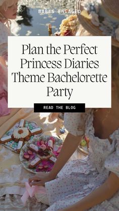 Channel your inner princess with our enchanting Princess Diaries Theme Bachelorette Party guide! 👑 From royal-worthy decor to regal activities fit for a queen, our blog has everything you need to create a magical celebration inspired by the beloved film. Dive into our curated selection of ideas for transforming your event into a fairytale affair, from elegant tea parties and glamorous ballroom dances to whimsical photo ops and tiara-worthy favors. Whether you're a die-hard fan of the movie or s Princess Diary Themed Bachelorette, Princess Diaries Themed Bachelorette, Movie Themed Bachelorette Party, Princess Diaries Themed Bachelorette Party, Rom Com Bachelorette Party, Princess Diaries Bridal Shower Ideas, Princess Diaries Party Ideas, Princess Diary Theme Party, Princess Diaries Party Theme