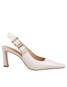 Leather slingback pumps Cream color Lining: polyurethane blend Sole: rubber Buckle closure Tapered toe Buckle closure Heel height: 8.5cm Gender: WomenMaterial: 100% LEATHERColor: LIGHT CREAMMade in: VNProduct ID: 40F4DTMP3L289-10*Import tax/duty will be calculated at checkout (If applicable) Light Cream, Slingback Pump, Color Light, Cream Color, Shoes Women Heels, Heel Height, Shoes Heels, Michael Kors, Buckle