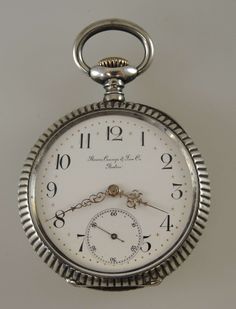 "This is a Swiss pocket watch retailed by eminent jewellers Shreve, Crump & Low Co, Boston circa 1890 Movement - nickel ¾ plate movement has a lever escapement. It is decorated with damascening and is in 95% mint condition Case - the movement comes in a silver open face case which has a hinged inner, back and bezel. The inner cover is signed \"Shreve, Crump and Low Co, Boston\". The case has an unusual carved scalloped design and is in 95% mint condition Dial - the white enamel dial has a beauti Elegant White Pocket Watch With Chronometer, Elegant Collectible Chronometer Pocket Watch, Timeless Chronometer Pocket Watch For Anniversary, Timeless Pocket Watch Chronometer For Anniversary, Timeless Pocket Watch With Chronometer For Anniversary, Elegant White Gold Pocket Watch With Chronometer, Antique Chronometer Pocket Watch For Anniversary, Victorian Pocket Watch Chronometer For Anniversary, Elegant Silver Pocket Watch With Subdials