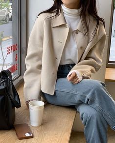 Winter Fashion Outfits Casual, Everyday Fashion Outfits, Casual Day Outfits, Quick Outfits, Easy Trendy Outfits, 가을 패션, Korean Outfits, Casual Style Outfits, Mode Inspiration