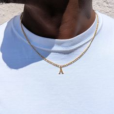 Our Gold Initial Necklace is the perfect everyday necklace! ✔ Lifetime Warranty against rust or tarnishing ✔ Hypoallergenic ✔ Water Resistant ✔ Quality Guaranteed ✔ Handmade MATERIAL: stainless steel dipped in real 18k gold plating LENGTH: 20 inches, 22 inches, 24 inches Necklace Gold For Men, Figaro Necklace, Gold Initial Necklace, Initial Necklace Gold, Everyday Necklace, Gold Initial, Mens Gold, Cuban Chain, Valentines Gift