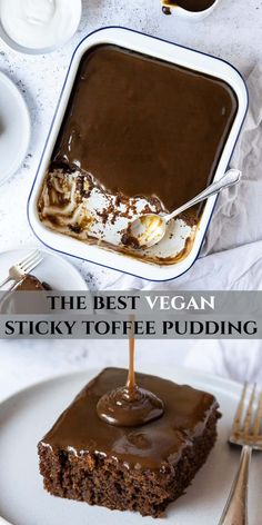 the best vegan sticky toffe pudding recipe