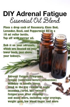 Essential Oils For Infection, Adrenal Fatigue Essential Oils, Roller Blends, Essential Oils For Pain