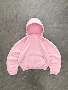 Akimbo Hoodie, Pink Hoodies, Hood Outfits, Pink Hoodie Outfit, Light Pink Hoodie, Pink Jacket