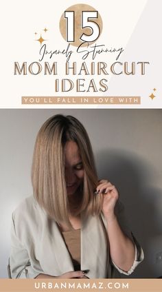 Looking for insanely stunning mom haircut ideas you'll fall in love with? Check out this list of 15 most stylish mom haircut ideas to elevate your mom style. Hair Cuts For Postpartum, New Mom Haircut Round Face, Postpartum Haircut Ideas, Mom Chop Haircut, Mom Cut 2024, Busy Mom Haircut, Mom Haircut Low Maintenance Round Face, Cool Mom Haircut, Easy Mom Haircut