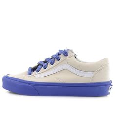 Tierra Whack x Vans Unisex Style 36 Sneakers Blue VN0A54F67CC (SNKR/Skate/Low Top/Non-Slip/Wear-resistant) Blue Sporty Skate Shoes With Laces, Sporty Blue Lace-up Canvas Shoes, Blue Lace-up Skate Shoes, Blue Canvas Shoes For Sports In Spring, Blue Canvas Shoes For Spring Sports, Vans Canvas Shoes With Laces For Sports, Blue Vans Canvas Shoes For Streetwear, Sporty Blue Canvas Sports Shoes, Sporty Blue Canvas Shoes For Skateboarding