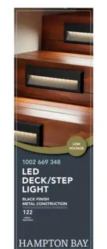 the led deck step light is shown in this brochure, with instructions on how to