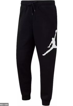 Description NEW 100% AUTHENTIC Air Jordan Men's Jumpman Fleece Joggers Pants with tags.  -Pants are NEW and NEVER WORN. Size: S, M, L, XL, XXL Color: BLACK / WHITE Payment & Shipping Payment is accepted via PayPal only. Please pay within 48 hours following the close of the auction. Item will be shipped through USPS First Class Mail within 1 business day of receiving payment. A free tracking number will be provided. -Shipping to the United States normally takes 2-5 days.  -International shipping Sweatpants Ans Jordans, Jordan Cargo Pants, Jordan Sweatpants, Jordan Hoodies Men, Nba Sweatpants, Jordan Shorts, Stylish Men Casual, Joggers Outfit, Jordan Outfits