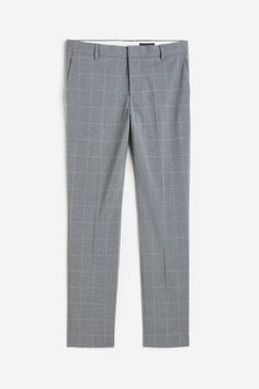 Grey Pants Casual, Suit Trousers, Pants Suit, Gray Plaid, Casual Trousers, Trouser Suits