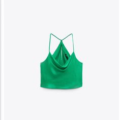 Size: M New With Tags Zara Top, Zara Tops, Zara, Womens Tops, Tags, Green, Women Shopping, Color