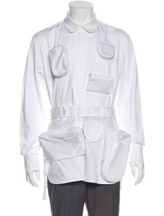 Luxury Streetwear Shirt With Pockets, Luxury Streetwear Shirt With Patch Pockets, Button-up Streetwear Outerwear With Cargo Pockets, Louis Vuitton Shirts For Men, Louis Vuitton Mens Shirts White, 2019 Runway, Cargo Shirts, Louis Vuitton Belt, Louis Vuitton Men