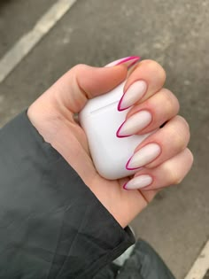 Pink Aestethic, Pointed Nails, Casual Nails, Classy Acrylic Nails, Cute Gel Nails, Neutral Nails