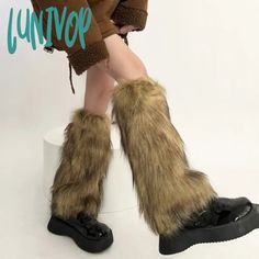 SPECIFICATIONSPattern Type: SolidGender: WOMENItem Type: Leg WarmersName: Retro Imitation Fur Hairy Leg Warmerspackage: 1*pair of leg warmersUse for: new year's gift,boots socks,cosplay,y2k,lolita,Japanese JKMaterial: furColor: khaki,brown,black graystyle: Jk lolita,Japanese,y2k,Harajukulength: 25cm;30cm;40cm Item Type: Japanese jk leg warms, boots socks Material: FurColor: khaki,brown,grayPackage List: 1 * pair leg socks Suitable : winter boots socks,cosplay,Jk lolita, JK clothing accessories, Japanese pile socks Note:1. The actual color maybe a little different from the picture.2. Due to manual measurement, the size of the product may have 1-2cm difference. Leg Warms, Faux Fur Leg Warmers, Accessories Japanese, Modern Y2k, Leg Socks, Japanese Y2k, Fur Leg Warmers, Boots Socks, Y2k Winter