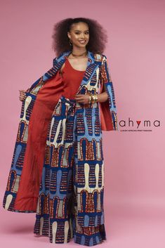 Eva Duster Jacket | Rahyma Ankara Bubu, Bubu Styles, African Clothing Stores, Kimono Styles, African Couture, Afrocentric Clothing, Ankara Jackets, Afrocentric Fashion, African Print Tops