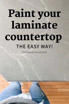 Painted laminate countertops to look like marble Paint Bathroom Countertops, Paint Your Countertops, Paint Bathroom