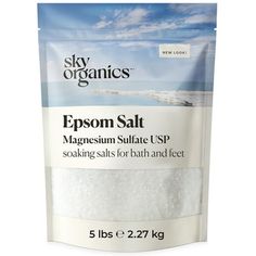 These 100% pure, medium-grain Epsom salts help soothe tired muscles and feet after strenuous activity and gently exfoliate and wash away impurities. Free from added ingredients and fragrance, this natural salt helps remove impurities from the skin and comforts tired muscles and feet after workouts. Salts dissolve quickly in warm water. Due to its natural content, this product's color and texture may vary. Bath: Add two cups of Epsom Salt to warm bath water. Soak for 20 minutes. Foot Soak: Mix on Muscle Tension Relief, Epsom Salt Magnesium, Epsom Salt Bath, Garden Remedies, Salt Bath, Juice Diet, Magnesium Sulfate, Foot Soak, Bath Soak