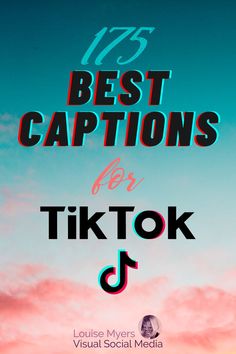 teal to peach sunset sky says 175 best captions for tiktok. Catchy Captions For Tiktok, Captions For Tiktoks Of Yourself, Cute Captions For Tiktok, Tik Tok Captions For Best Friends, Caption For Funny Video, Video Caption Ideas, Funny Captions For Tiktok Videos, Captions For Tiktok Videos Of Yourself, Tiktok Video Caption Ideas