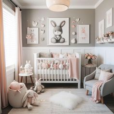 Small Baby Room, Nursery Room Furniture, Bunny Nursery, Nursery Room Inspiration, Kids Room Inspiration, Baby Room Design, Nursery Baby Room, Project Nursery