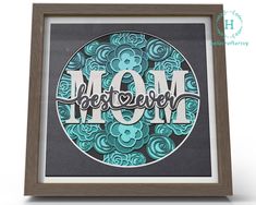 3D BEST MOM EVER Svg, Mother's Day Shadow Box Svg Mom Shadow Box Cricut Svg, Shadow Box Cricut, Shadow Box Svg, Craft Things, 3d Shadow Box, Cricut Projects Beginner, Cricut Joy, Cricut Files, Best Mom Ever