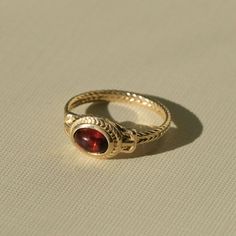 Ancient Heirloom Ring - Garnet – COMMON ERA Ancient Rings, Common Era, Heirloom Ring, Ancient Jewels, Heirloom Rings, Solid Gold Band, Greek Jewelry, Medallion Necklace, Ethical Jewelry