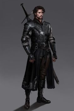 Artist: CumoJang Medieval Swordsman, Fantasy Outfits Art, Fantasy Outfits, Art Male, Medieval Fantasy