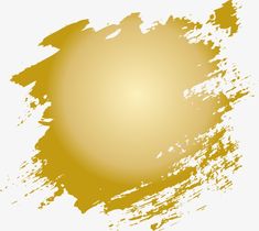 an abstract yellow background with some paint splatches on it, including the sun