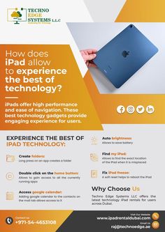 an advertisement for the ipad is shown